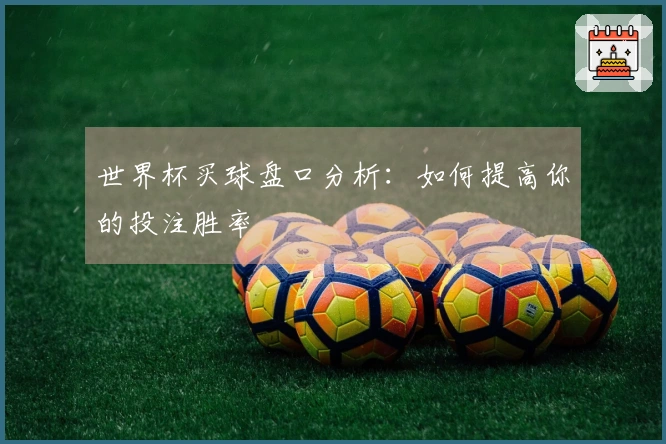 世界杯买球盘口分析：如何提高你的投注胜率